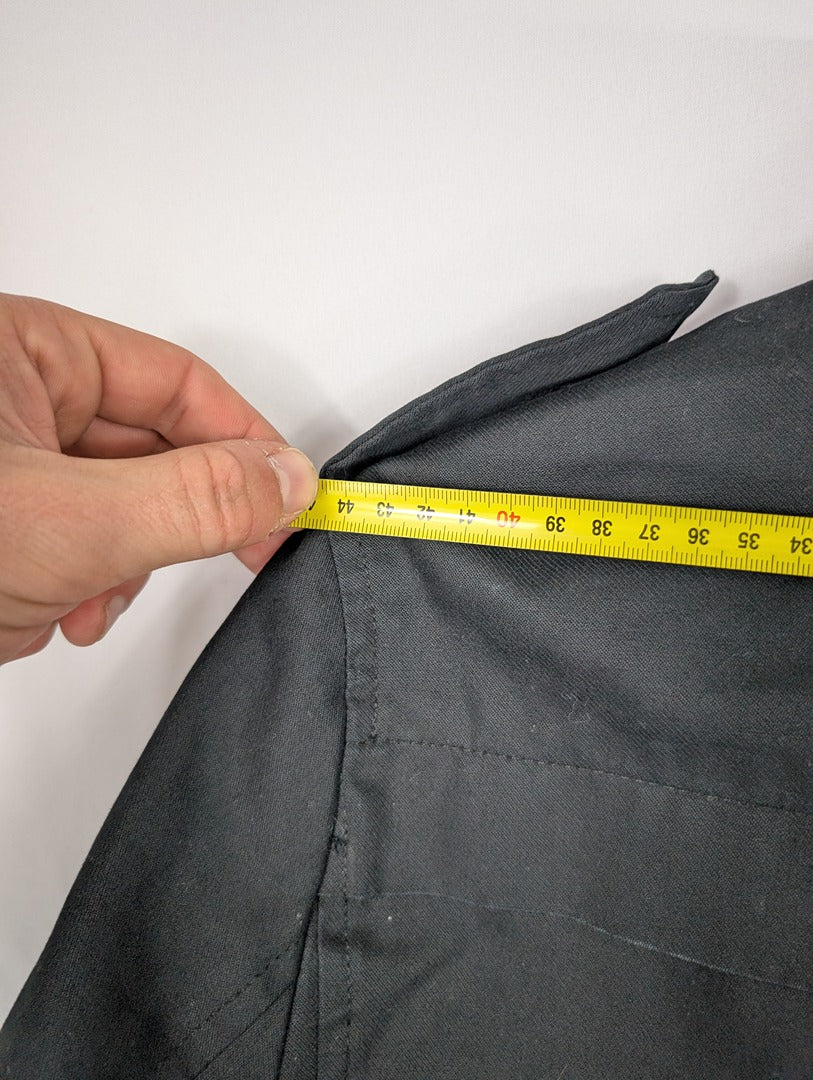 Celio M manteau shackett noir coton taille M