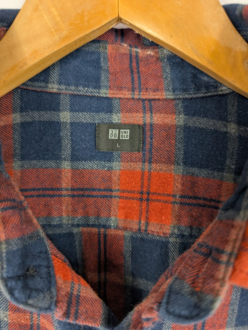 Chemise homme à carreaux Uniqlo taille L