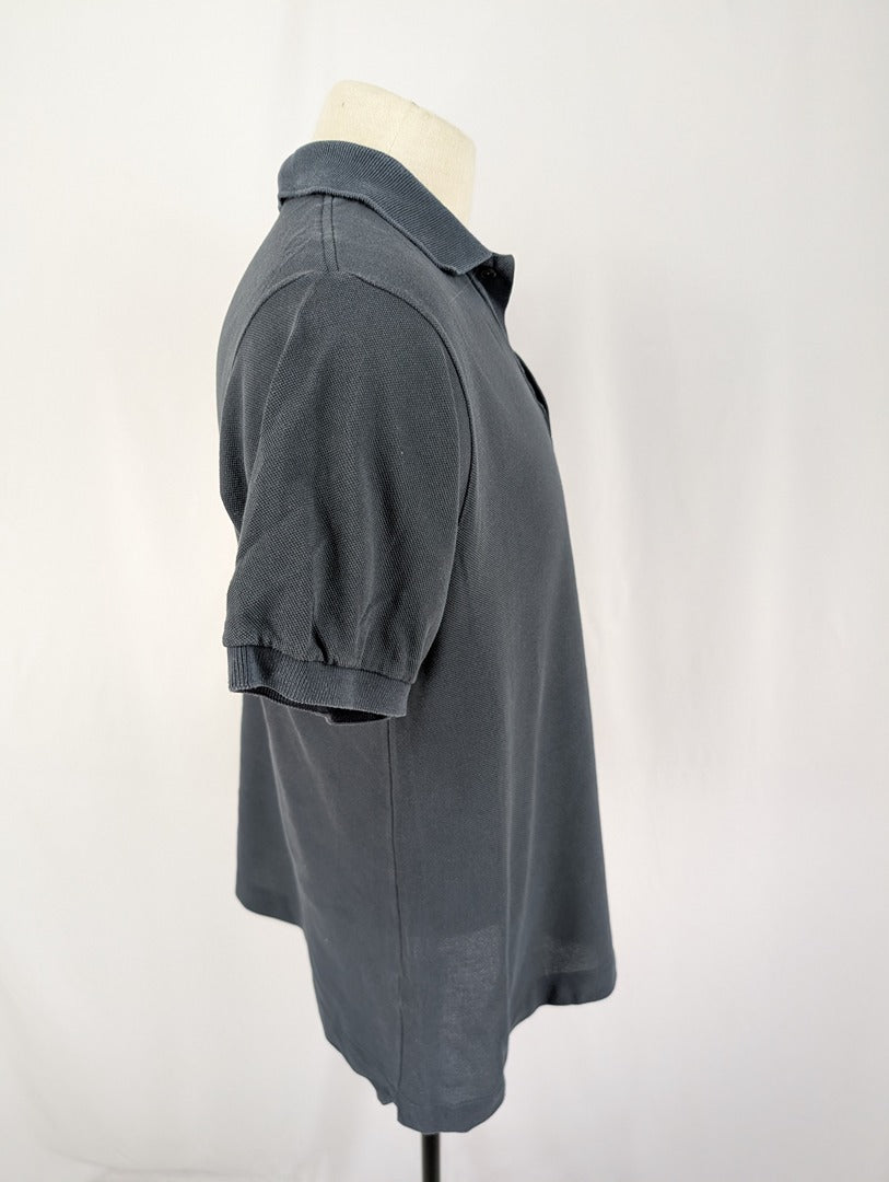 Polo Lacoste bleu marine 100% coton taille 5