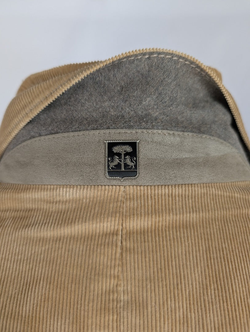 Veste homme Corneliani Id beige en velours côtelé