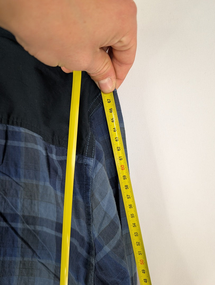 Chemise homme Armani Exchange à carreaux bleus Xl