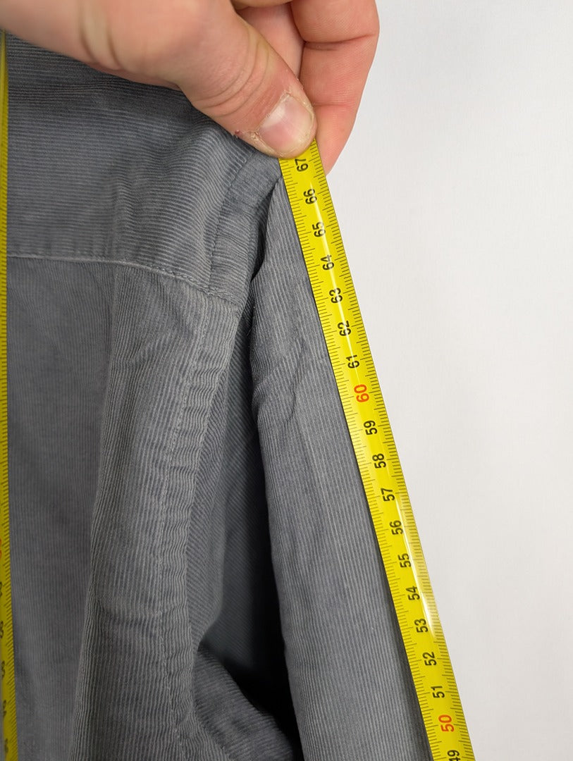 Chemise homme grise en coton Uniqlo taille L