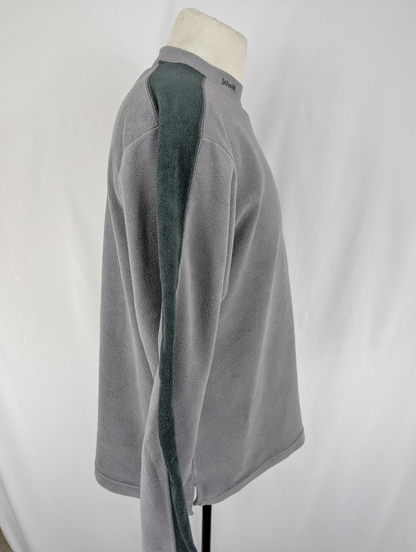 Pull Ras De Cou Schott Polaire Gris Homme L