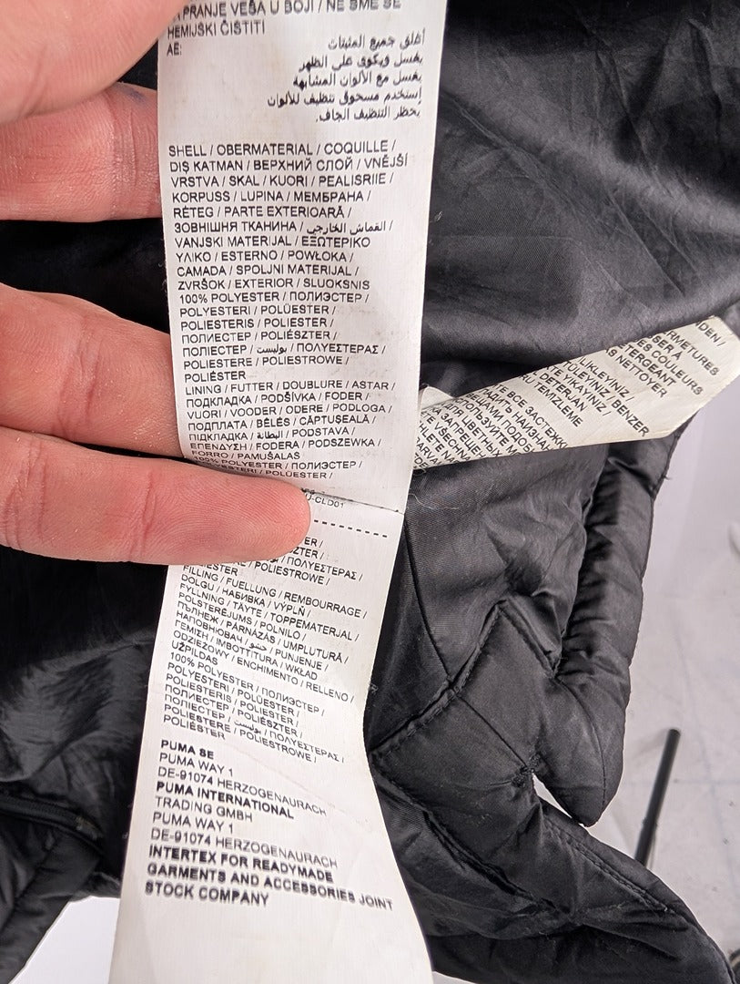 Veste matelassée noire Puma taille M