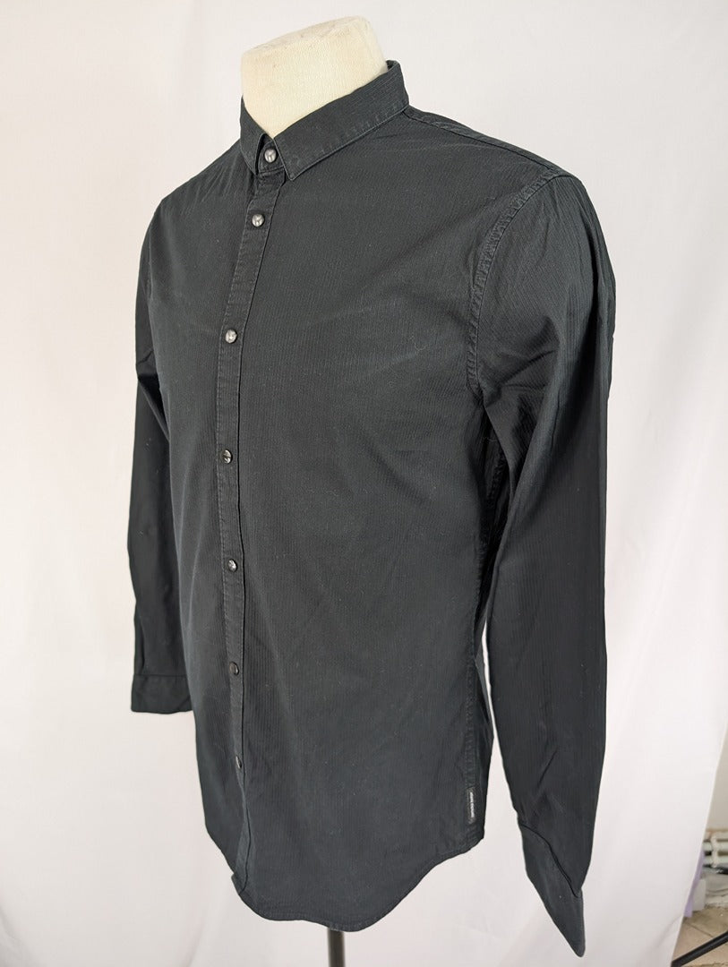 Chemise noire Armani Exchange homme taille L