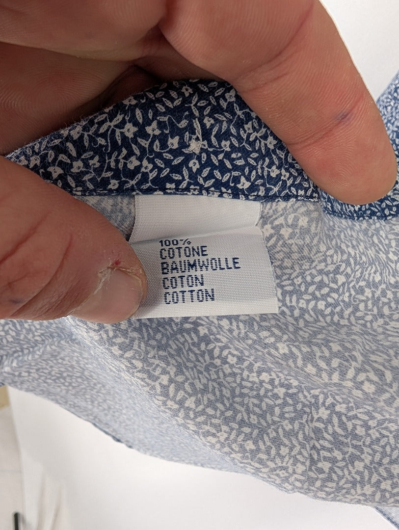 Chemise homme imprimée Spontini coton taille 39/40