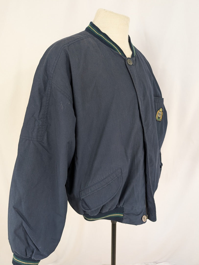 Blouson Teddy Vintage - L - Marine