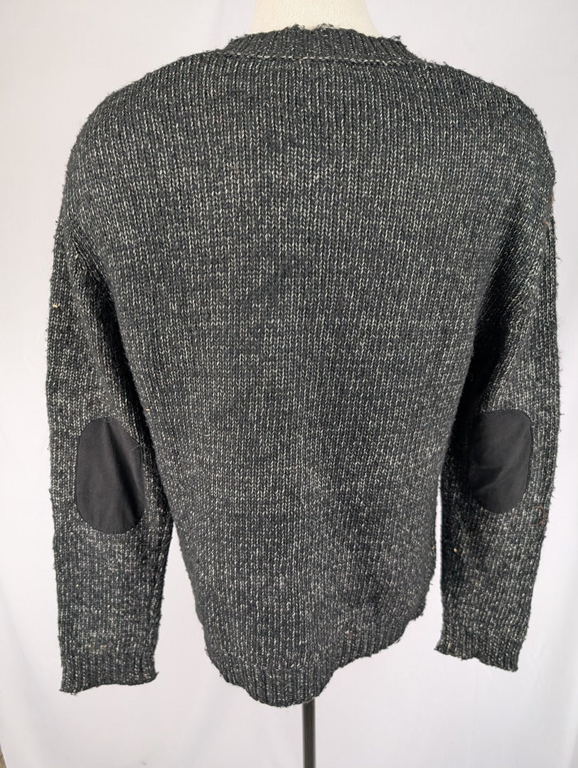 Pull Redskins homme gris chiné taille M