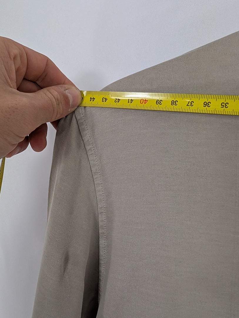 Chemise homme beige Ferrante 100% coton taille 48