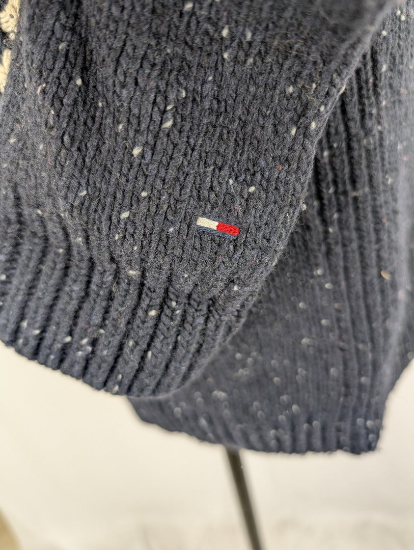Gilet homme Tommy Hilfiger Denim tricoté à motifs