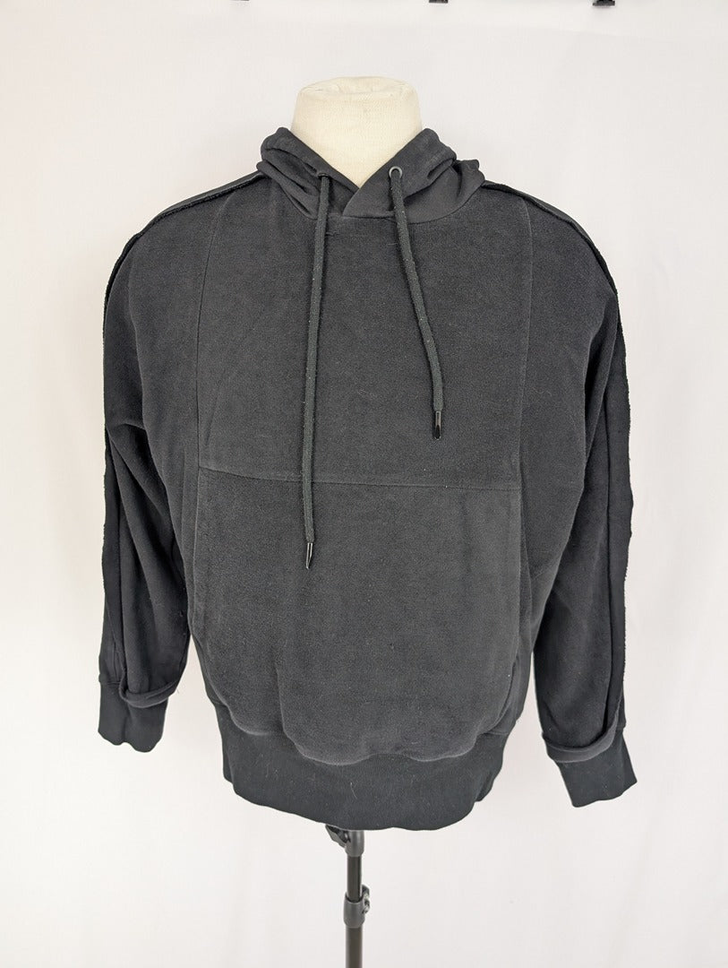 Sweat à capuche noir homme taille L Hodtob