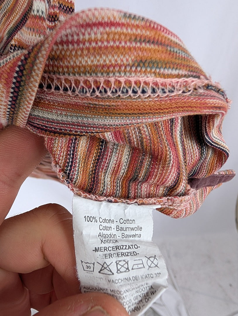 Polo rayé multicolore Montechiarro coton M/50