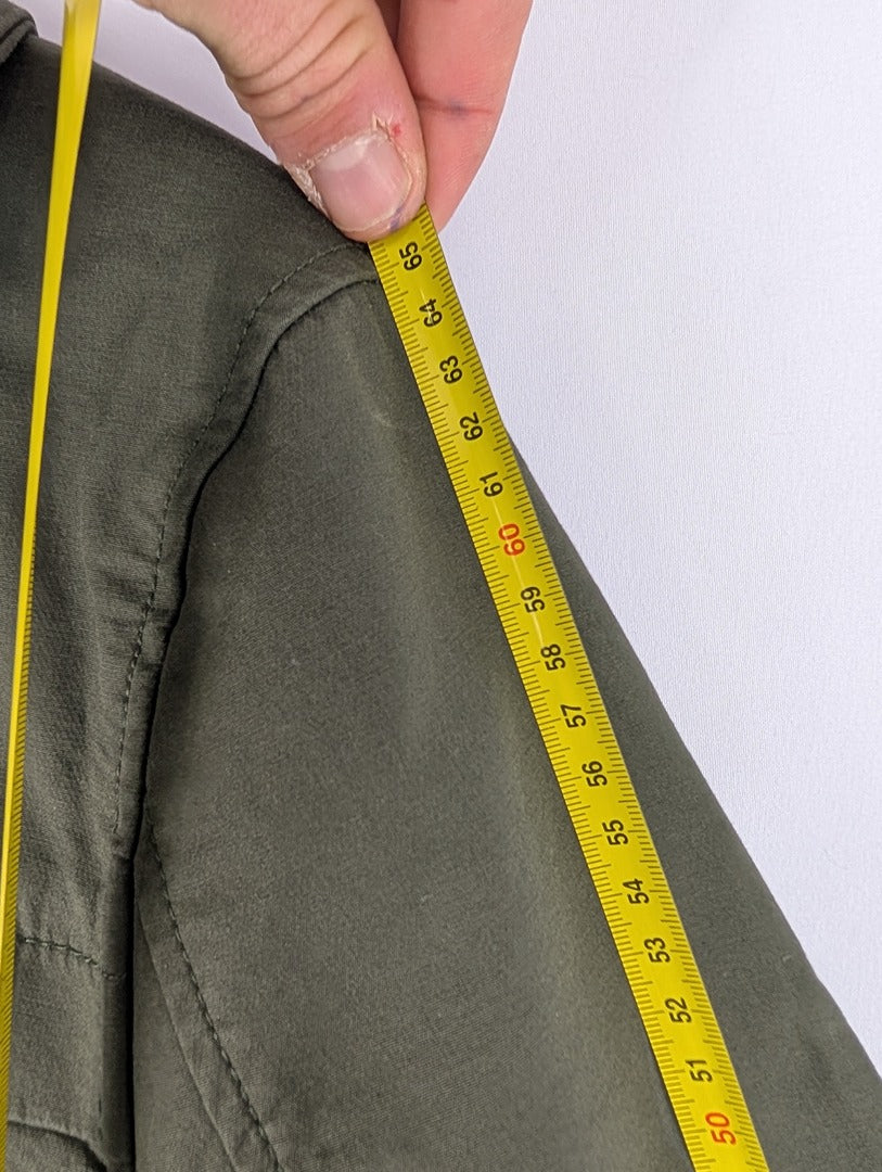 Topman Veste Homme M Vert Kaki Capuche