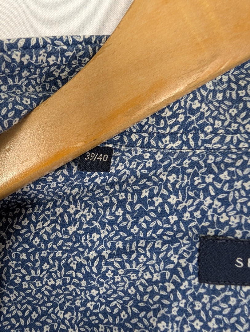 Chemise homme imprimée Spontini coton taille 39/40