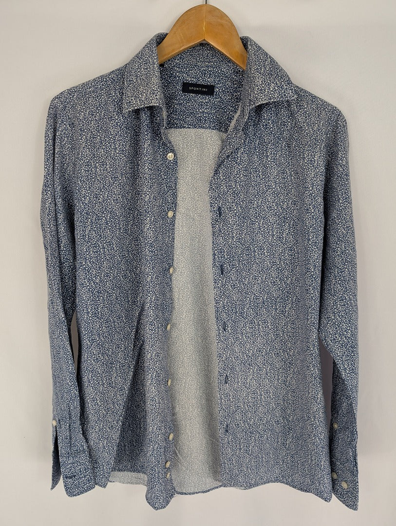 Chemise homme imprimée Spontini coton taille 39/40