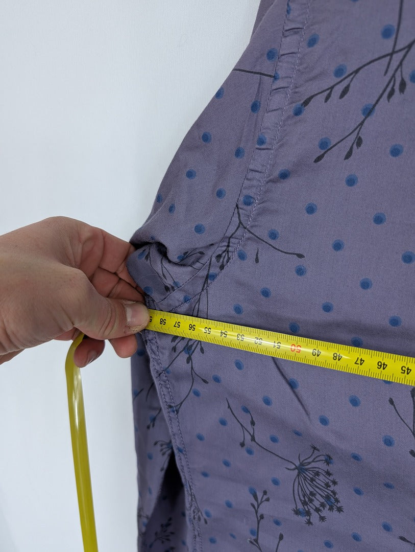 Chemise homme imprimée violette Europann taille L