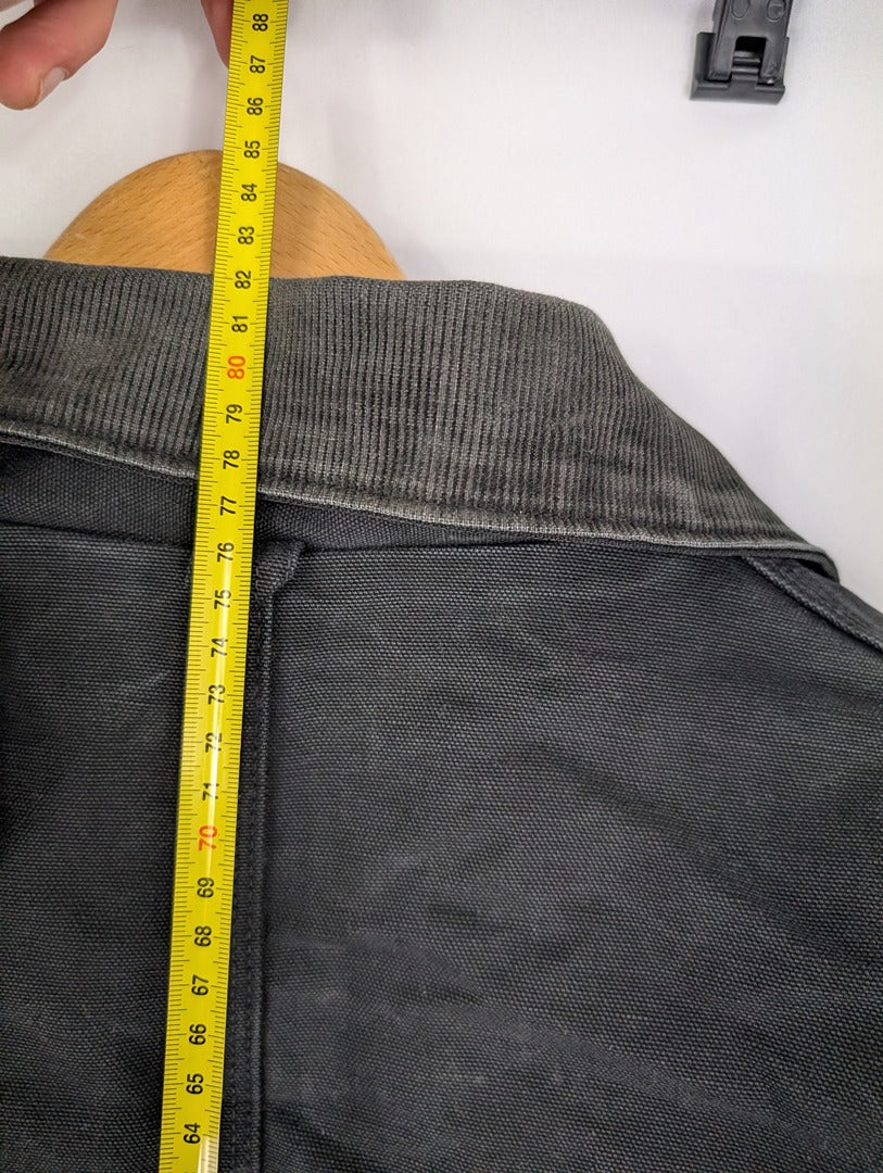 Veste Carhartt noire style shacket homme