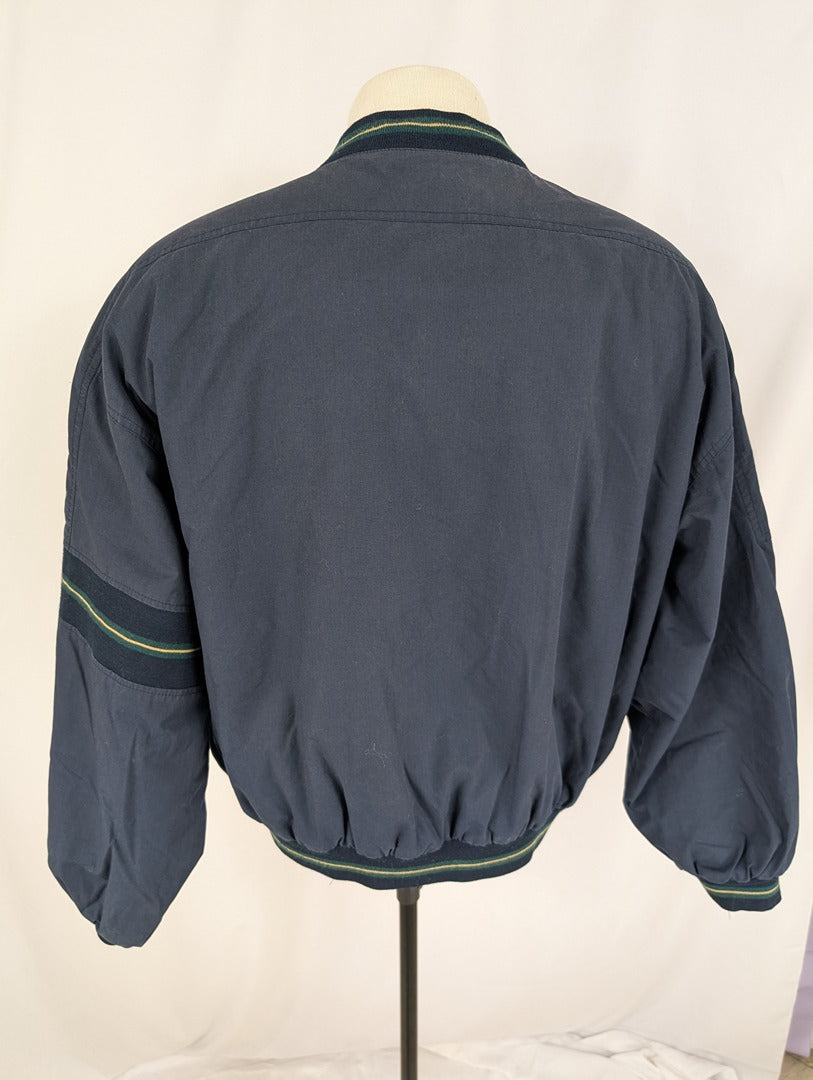 Blouson Teddy Vintage - L - Marine