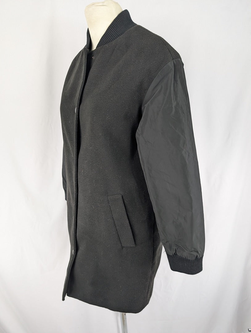 Rinascimento manteau long noir taille S