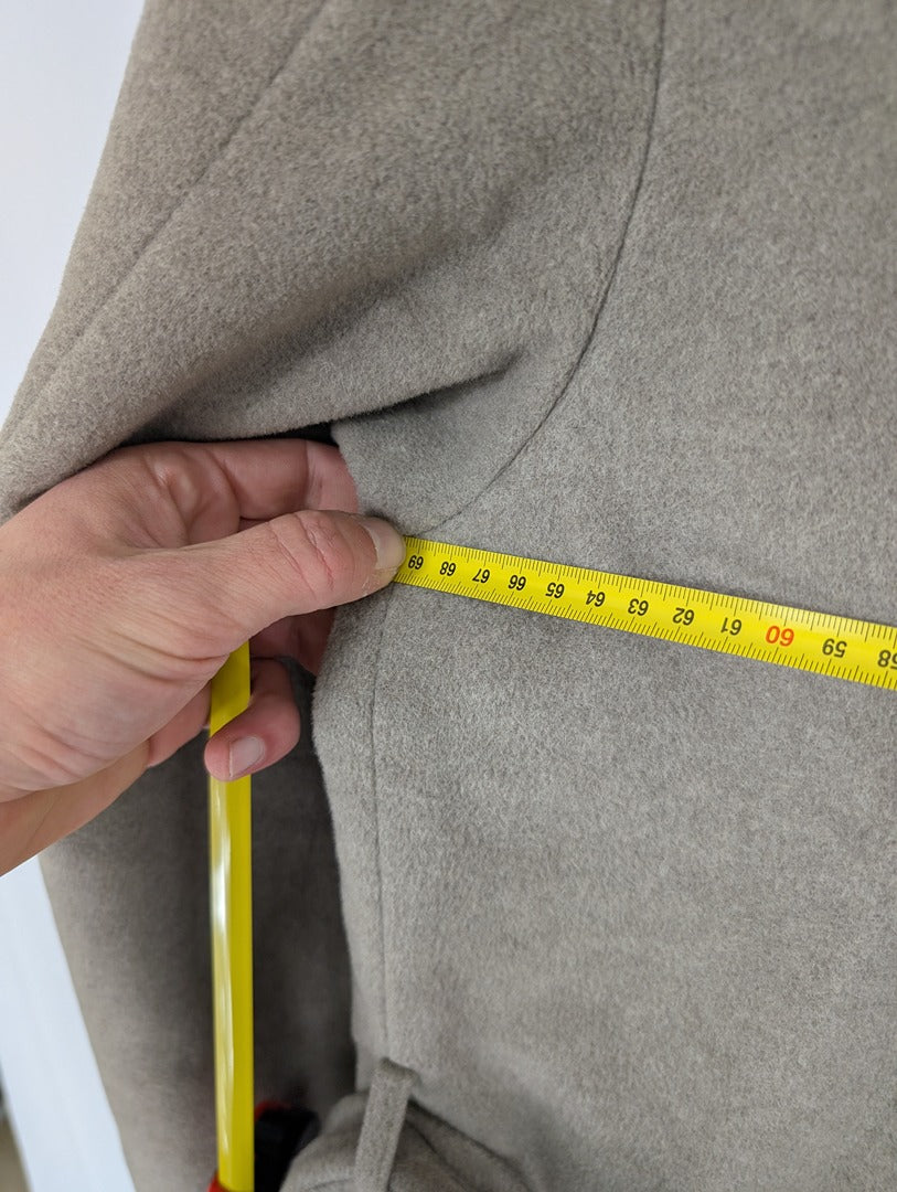 Manteau long en laine Hugo Boss beige