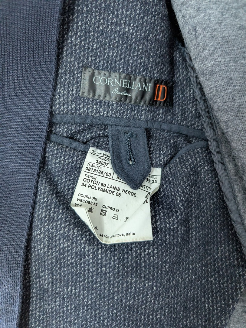 Veste homme Corneliani Id laine mérinos bleu