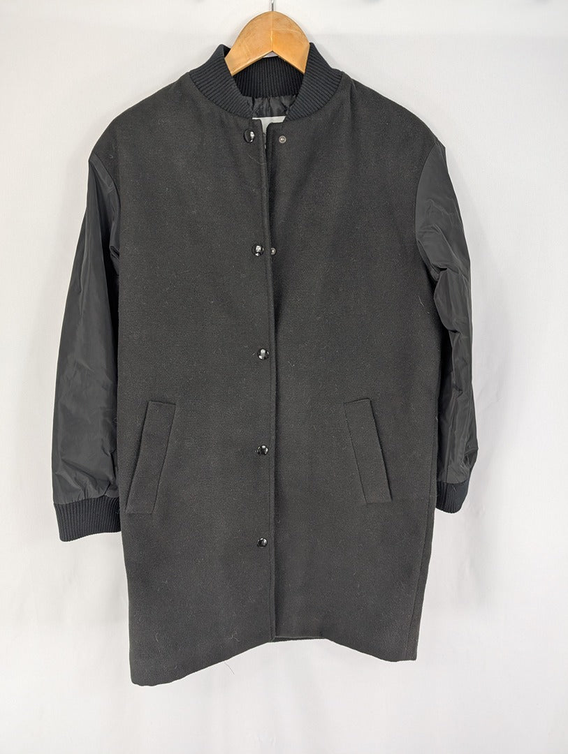Rinascimento manteau long noir taille S