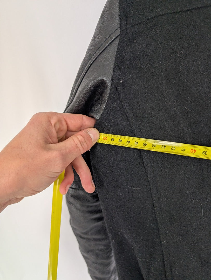 Veste Teddy Smith noire style varsity taille S