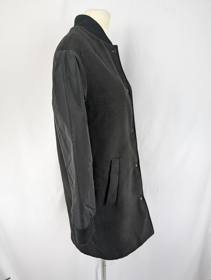 Rinascimento manteau long noir taille S