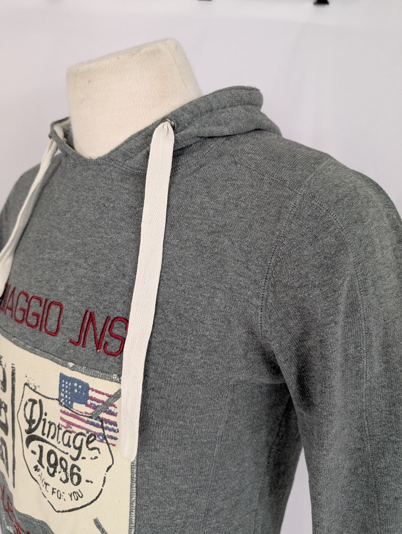 Sweat à capuche gris Biaggio Jeans 86 Xl