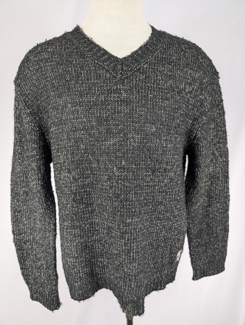 Pull Redskins homme gris chiné taille M