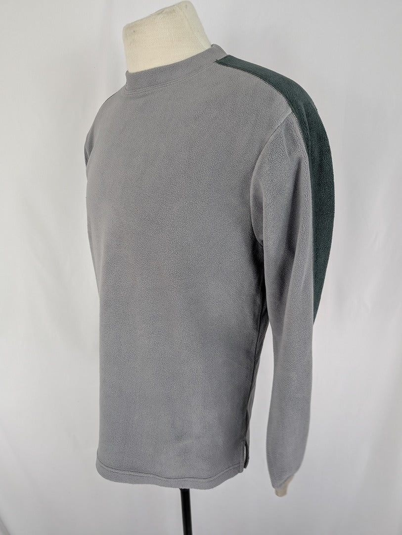 Pull Ras De Cou Schott Polaire Gris Homme L