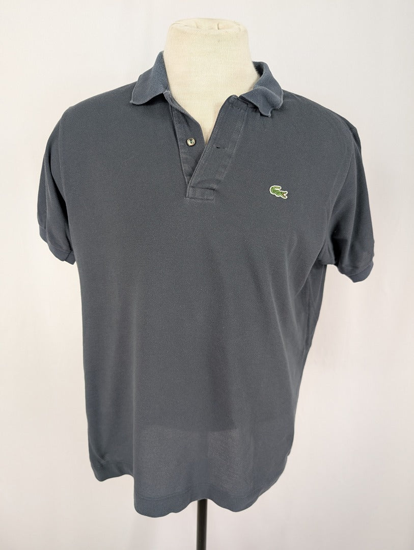 Polo Lacoste bleu marine 100% coton taille 5