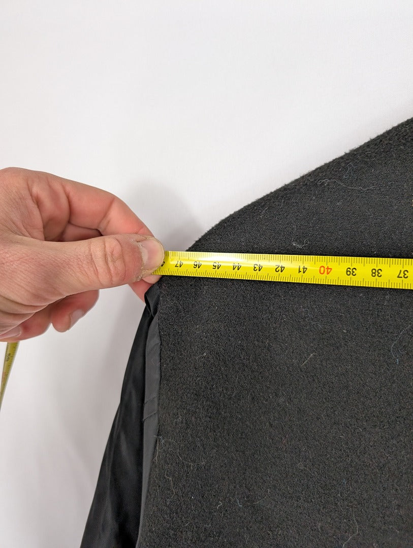 Rinascimento manteau long noir taille S