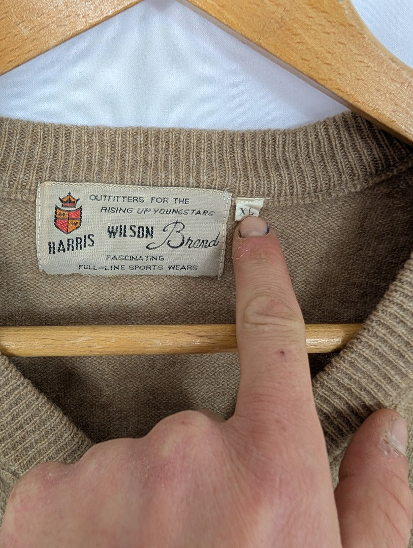 Sweat À Col V Harris Wilson - Xl - Marron