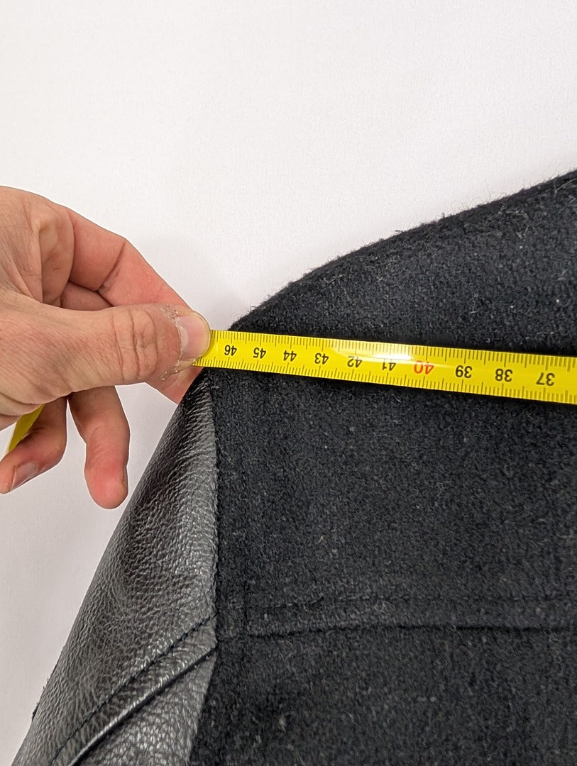 Veste Teddy Smith noire style varsity taille S