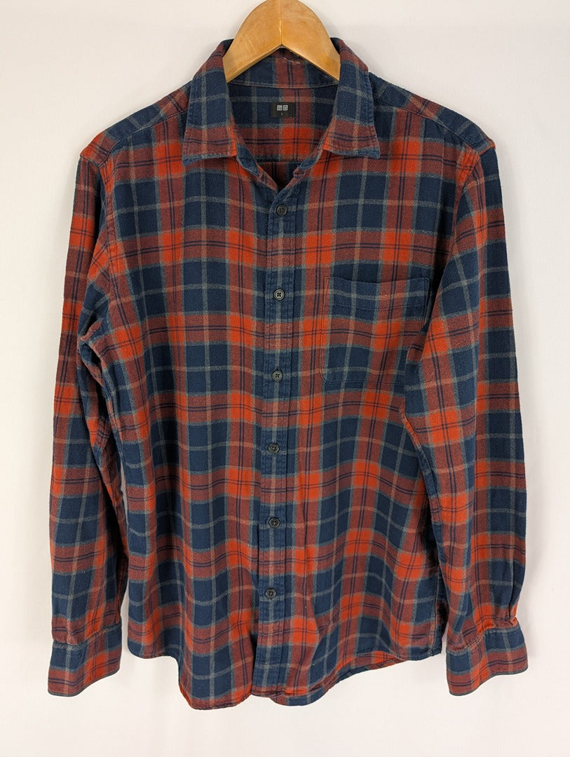 Chemise homme à carreaux Uniqlo taille L