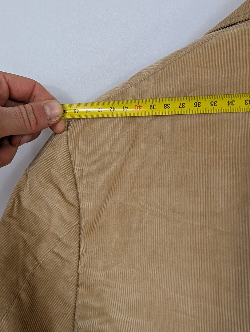 Veste homme Corneliani Id beige en velours côtelé