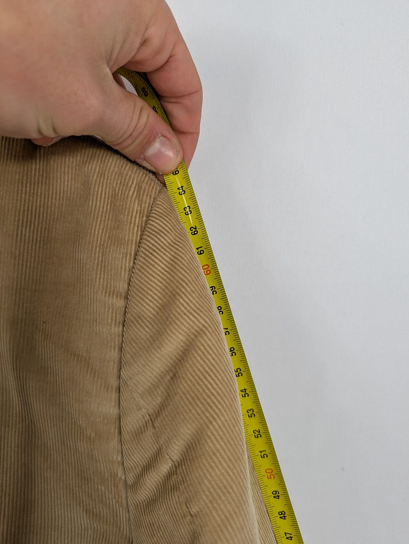 Veste homme Corneliani Id beige en velours côtelé