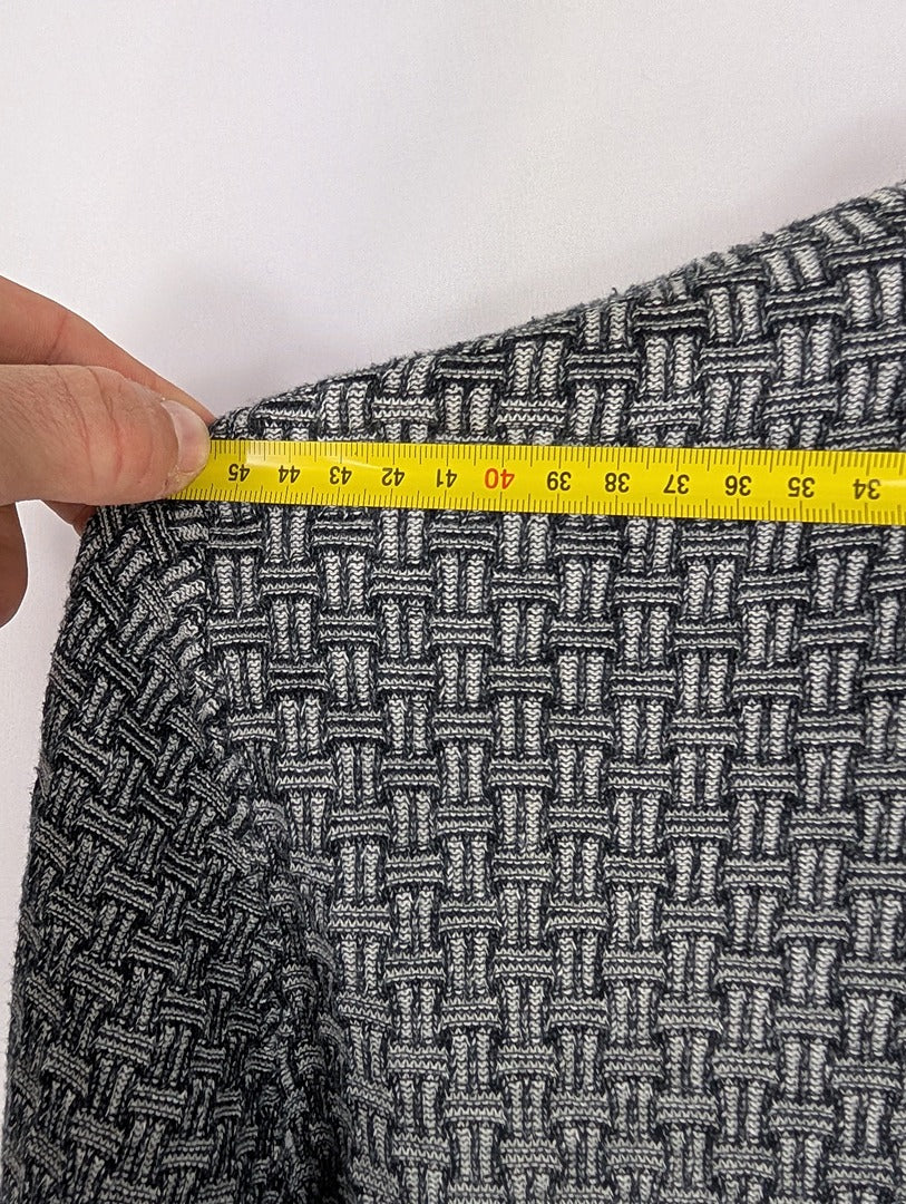 Pull homme Devred 1902 gris motif tissé taille L