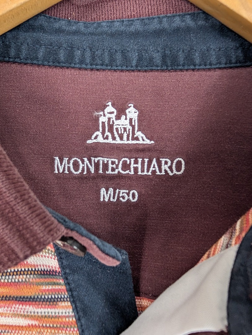 Polo rayé multicolore Montechiarro coton M/50