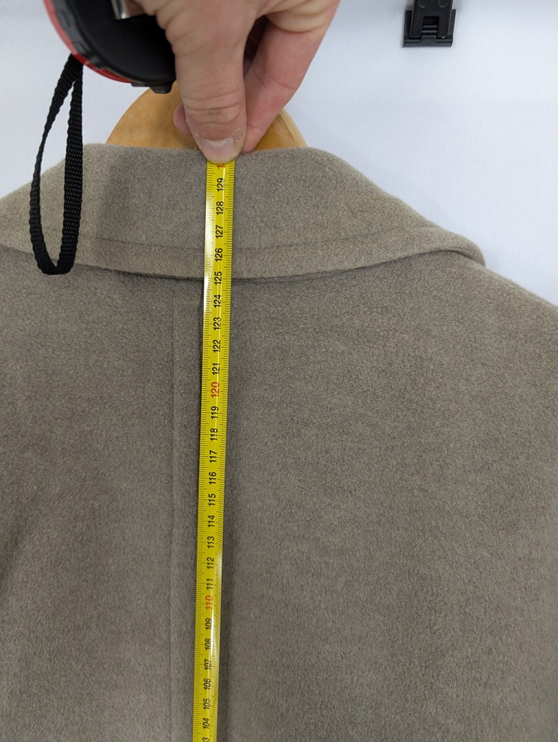 Manteau long en laine Hugo Boss beige