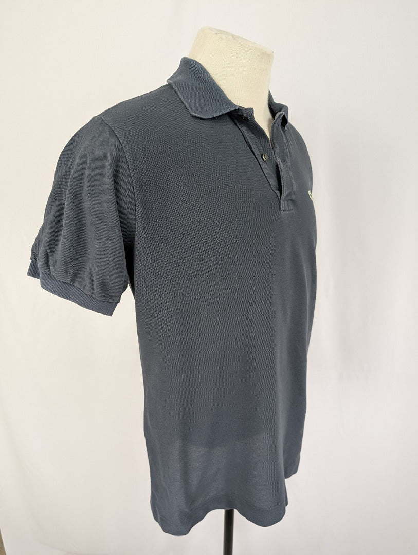 Polo Lacoste bleu marine 100% coton taille 5