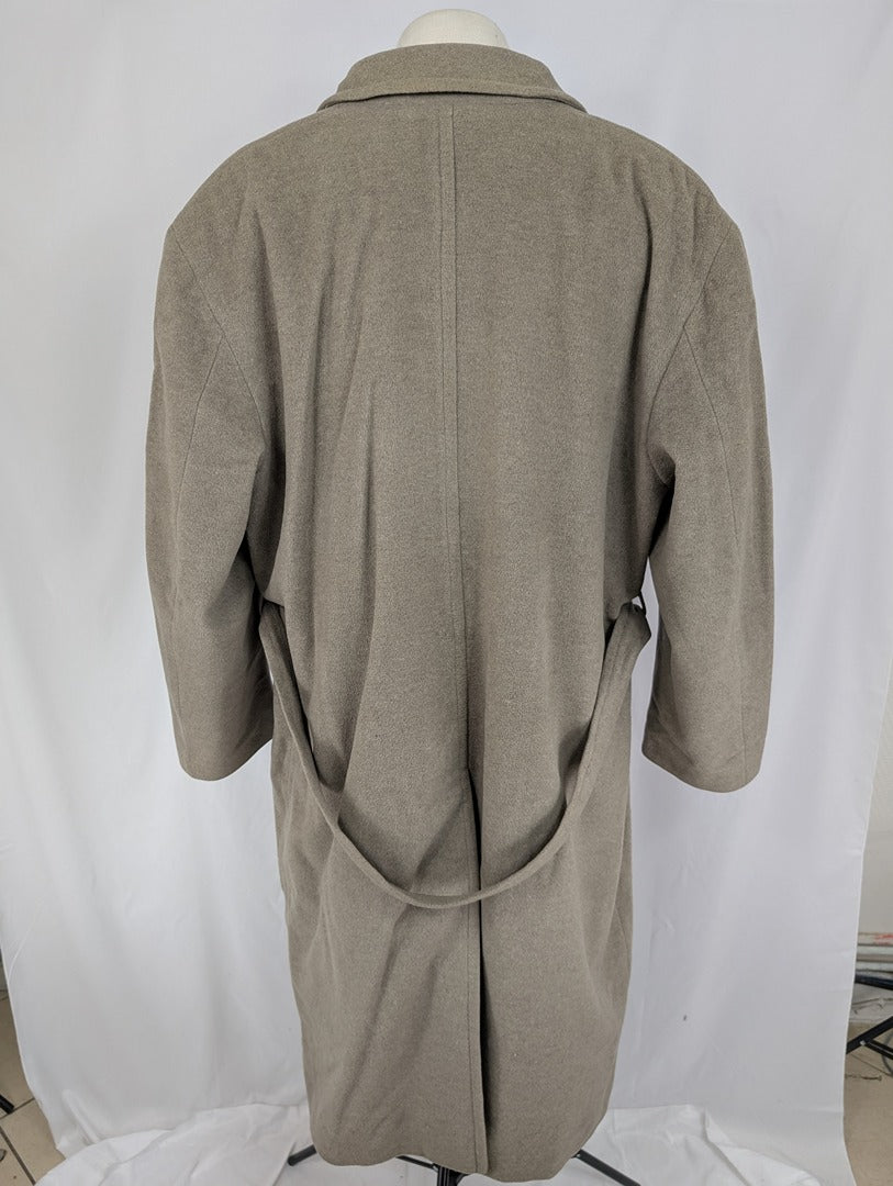 Manteau long en laine Hugo Boss beige