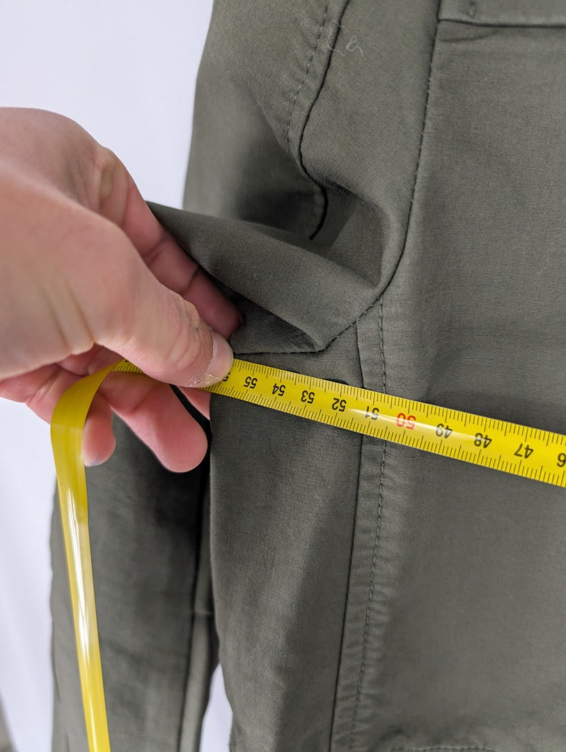 Topman Veste Homme M Vert Kaki Capuche