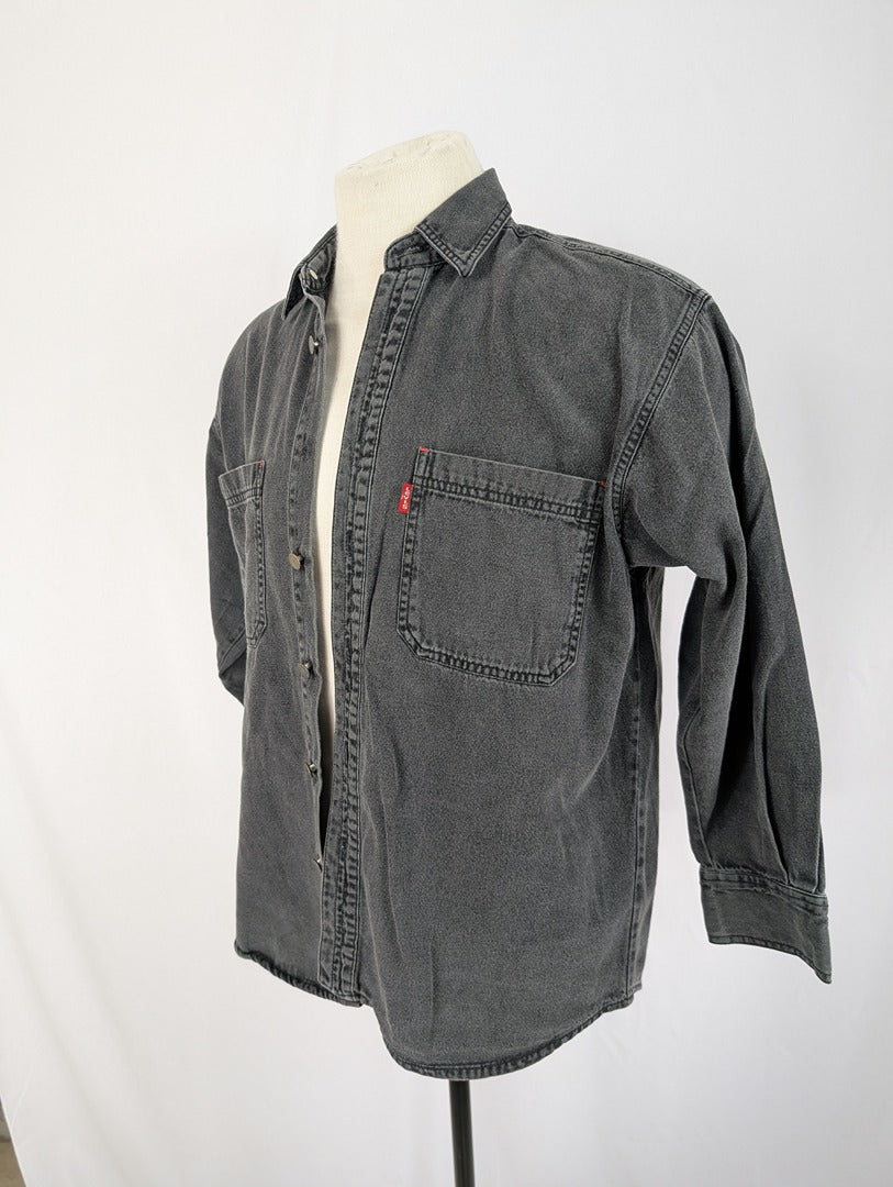Chemise Levi's en denim gris taille L coton