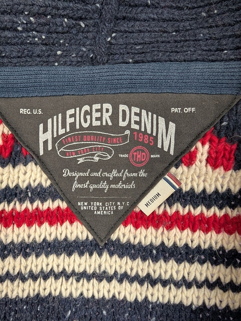 Gilet homme Tommy Hilfiger Denim tricoté à motifs