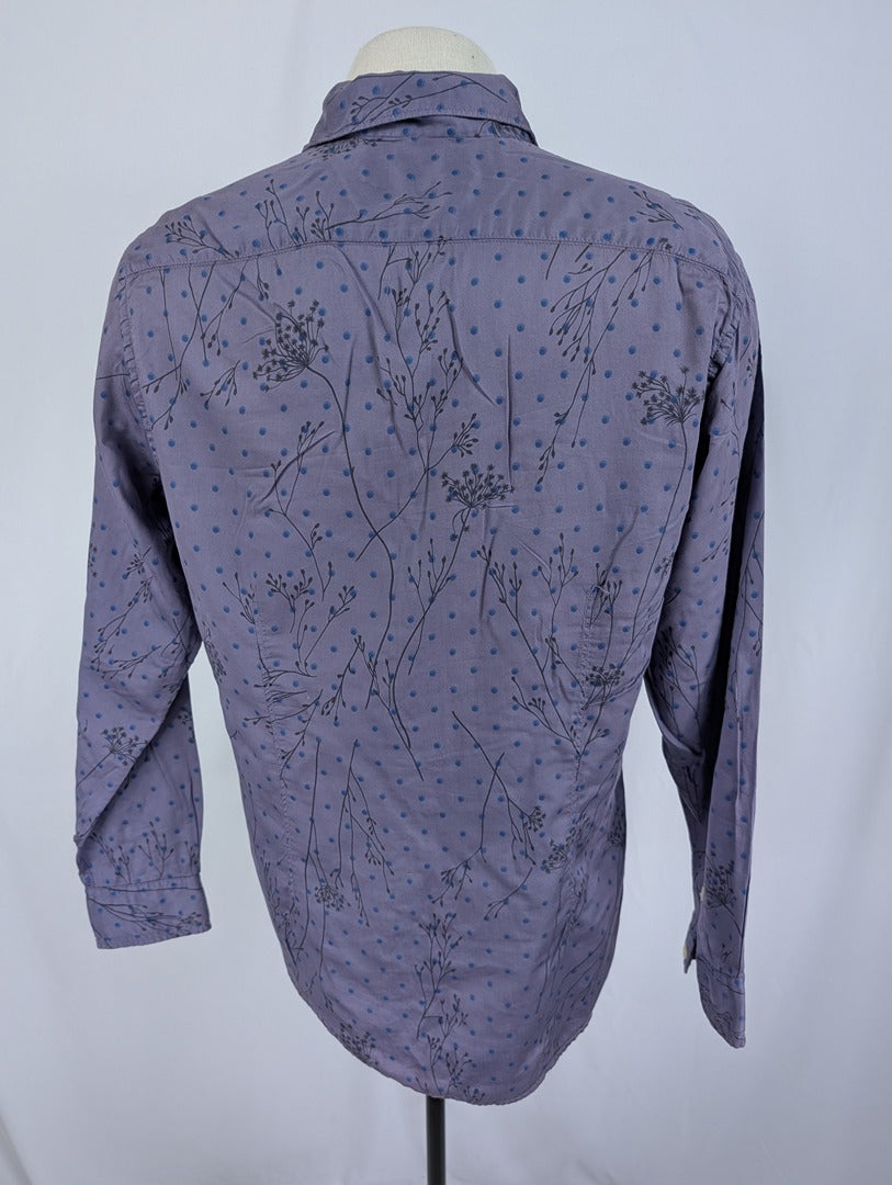 Chemise homme imprimée violette Europann taille L