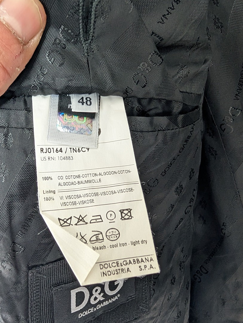 Bomber homme D&g - 48 - Noir - État : Excellent