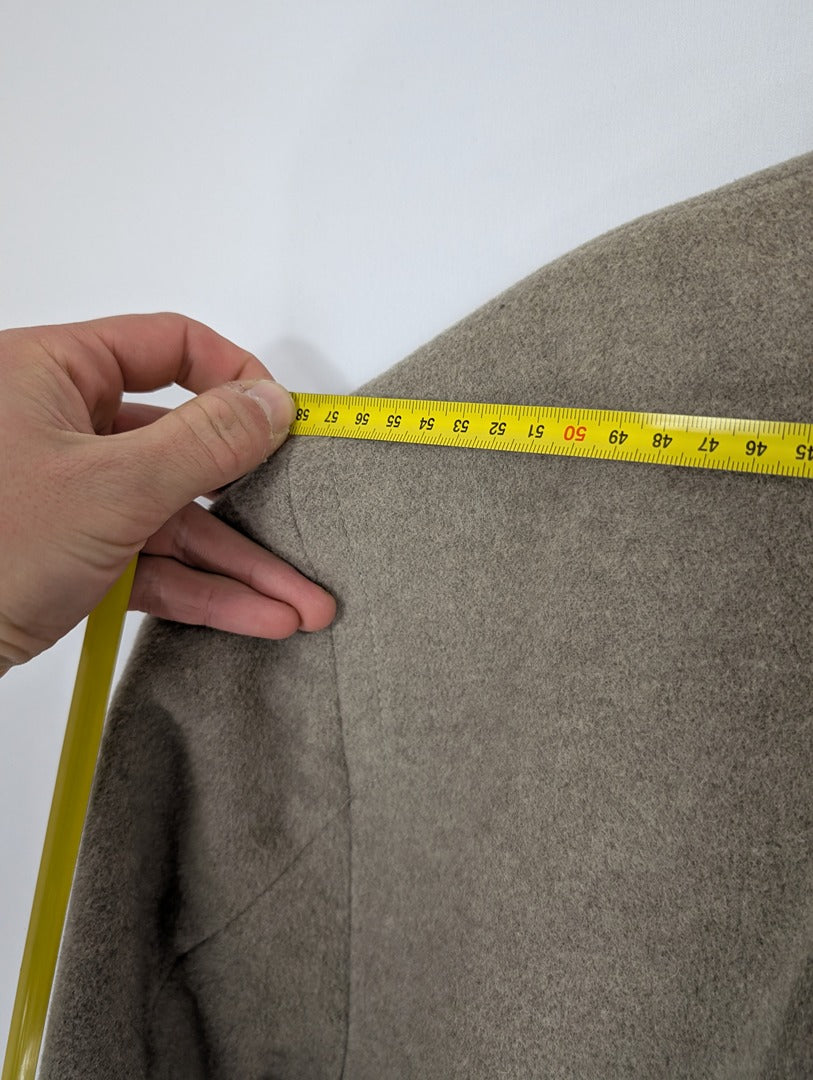 Manteau long en laine Hugo Boss beige