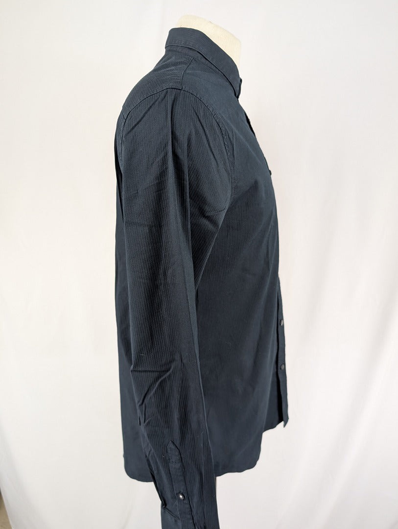 Chemise homme Armani Exchange bleu marine slim L